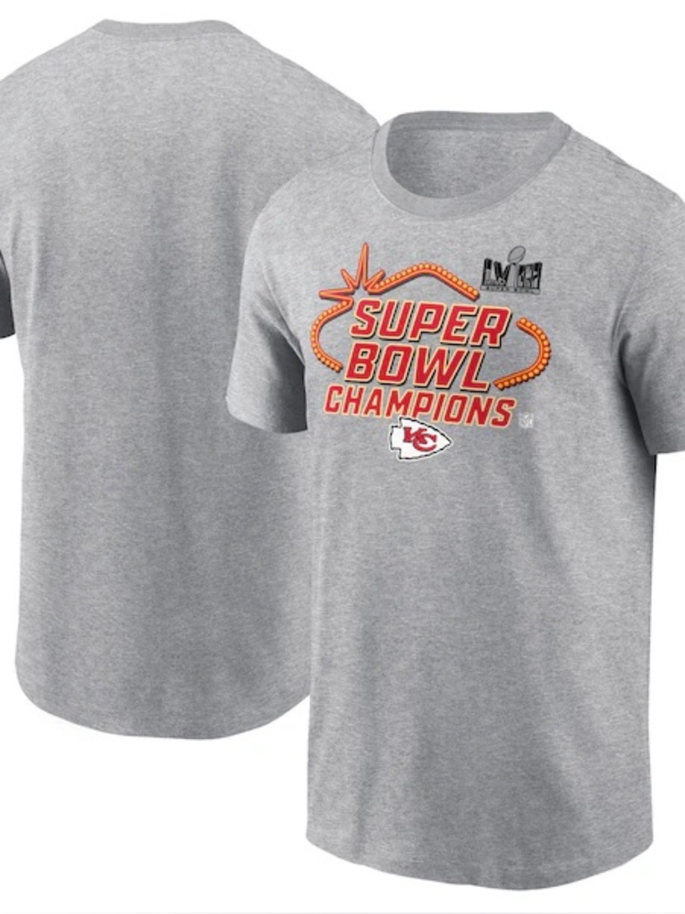 Kansas City Chiefs Gray "Super Bowl Champions" T-shirt